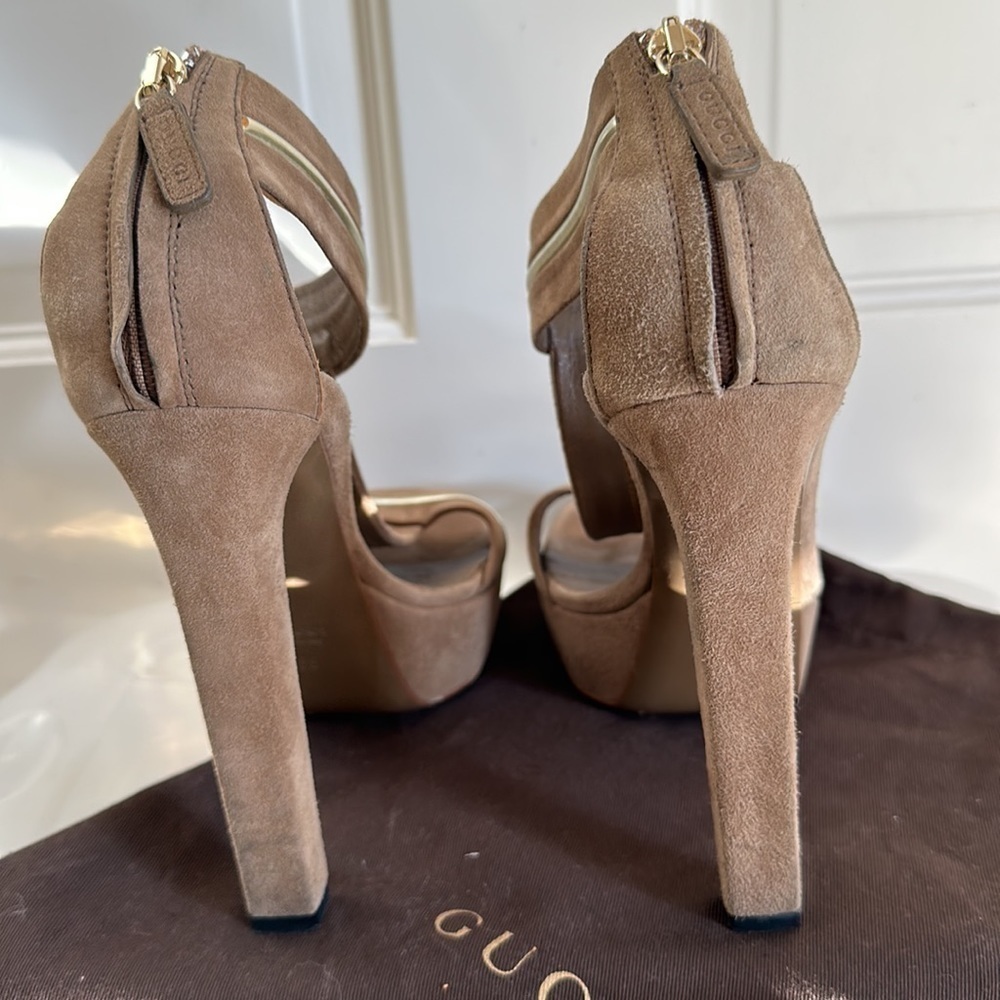 Gucci nude platform 4 1/2”. Size 38​​​​​​​​​​​​​​​​ - Picture 5 of 8